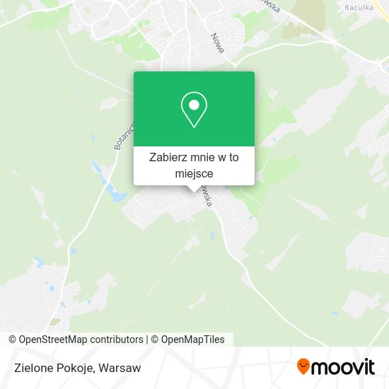 Mapa Zielone Pokoje