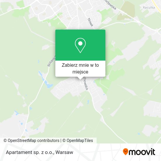 Mapa Apartament sp. z o.o.