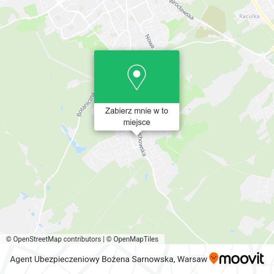 Mapa Agent Ubezpieczeniowy Bożena Sarnowska