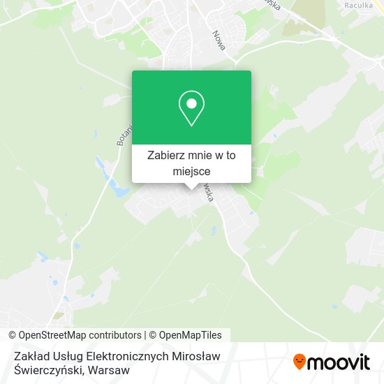 Mapa Zakład Usług Elektronicznych Mirosław Świerczyński