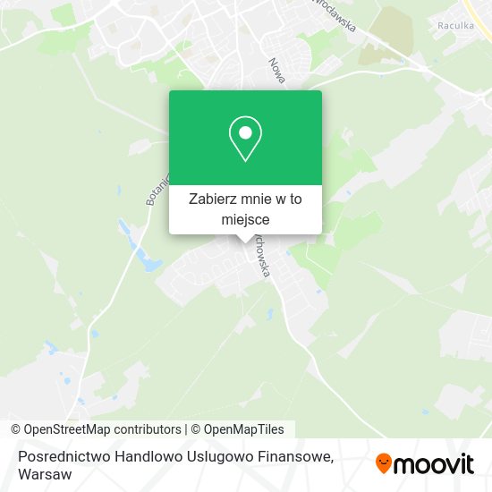 Mapa Posrednictwo Handlowo Uslugowo Finansowe