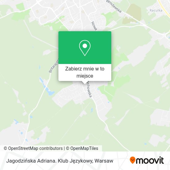 Mapa Jagodzińska Adriana. Klub Językowy