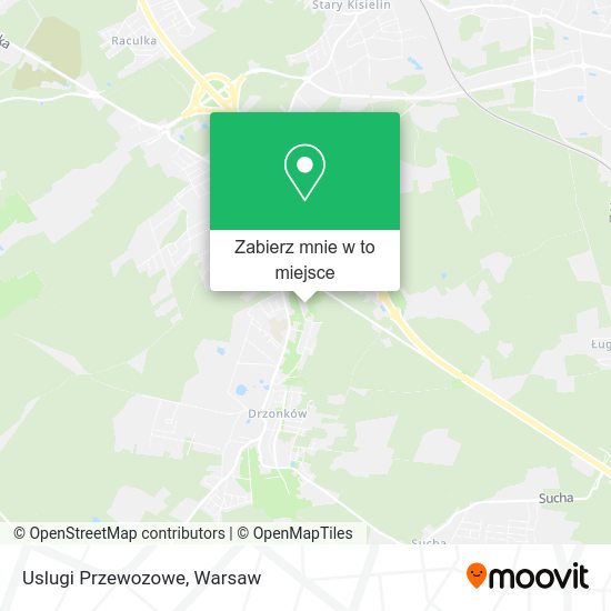 Mapa Uslugi Przewozowe