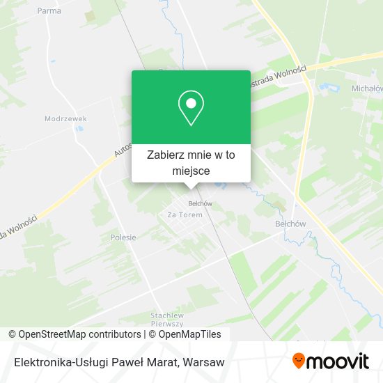 Mapa Elektronika-Usługi Paweł Marat