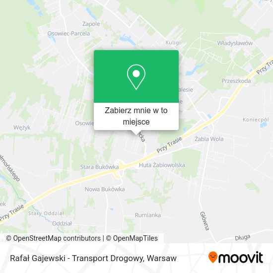 Mapa Rafał Gajewski - Transport Drogowy