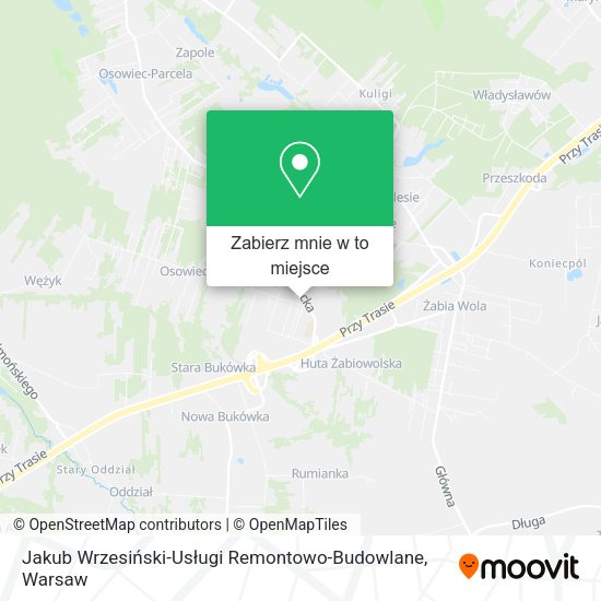 Mapa Jakub Wrzesiński-Usługi Remontowo-Budowlane