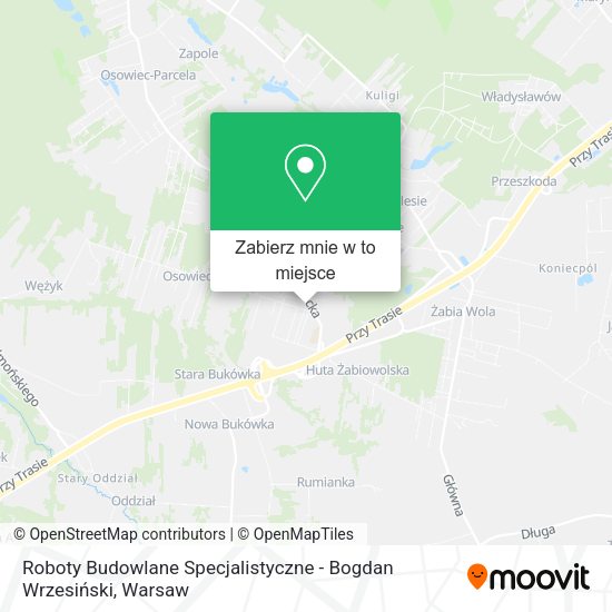 Mapa Roboty Budowlane Specjalistyczne - Bogdan Wrzesiński