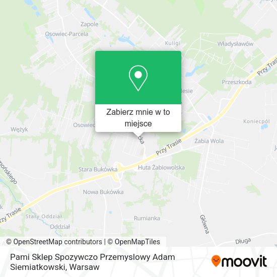 Mapa Pami Sklep Spozywczo Przemyslowy Adam Siemiatkowski