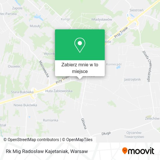 Mapa Rk Mig Radosław Kajetaniak