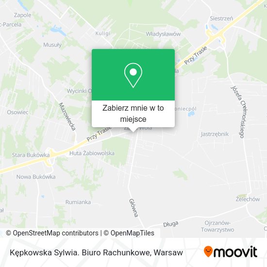 Mapa Kępkowska Sylwia. Biuro Rachunkowe