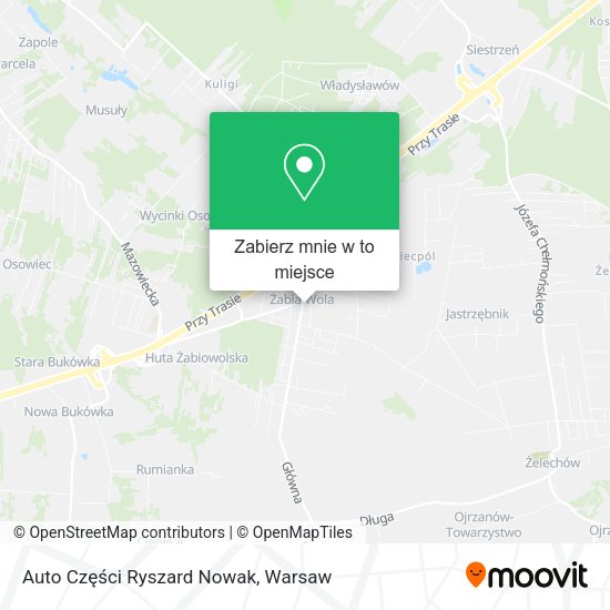 Mapa Auto Części Ryszard Nowak