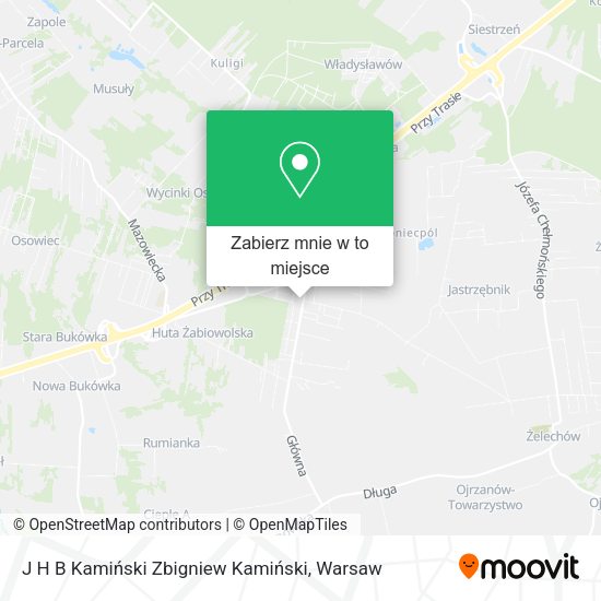 Mapa J H B Kamiński Zbigniew Kamiński