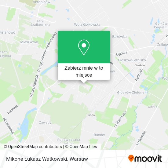 Mapa Mikone Łukasz Watkowski