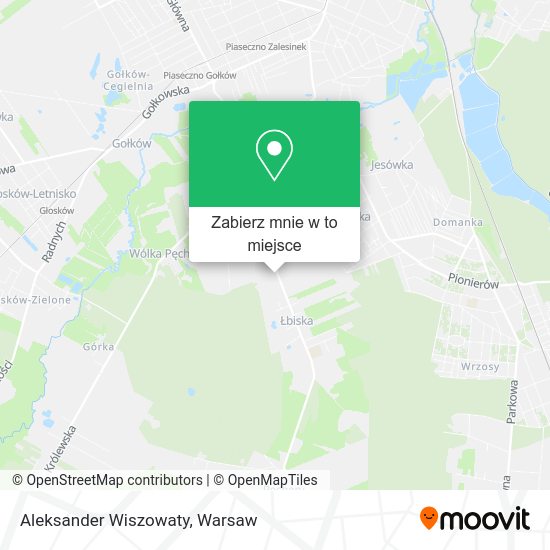 Mapa Aleksander Wiszowaty