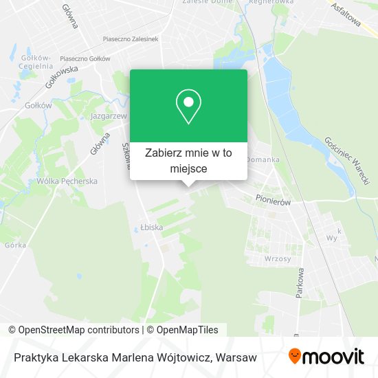 Mapa Praktyka Lekarska Marlena Wójtowicz