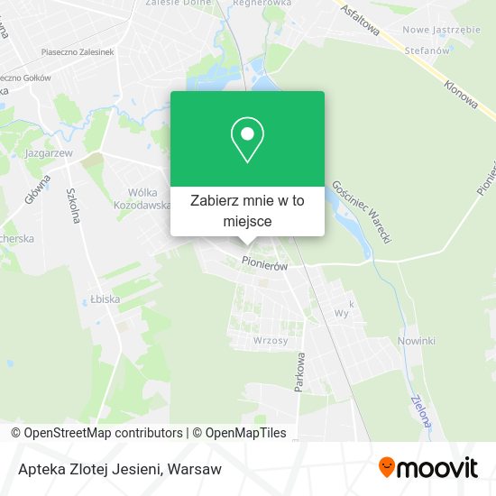 Mapa Apteka Zlotej Jesieni