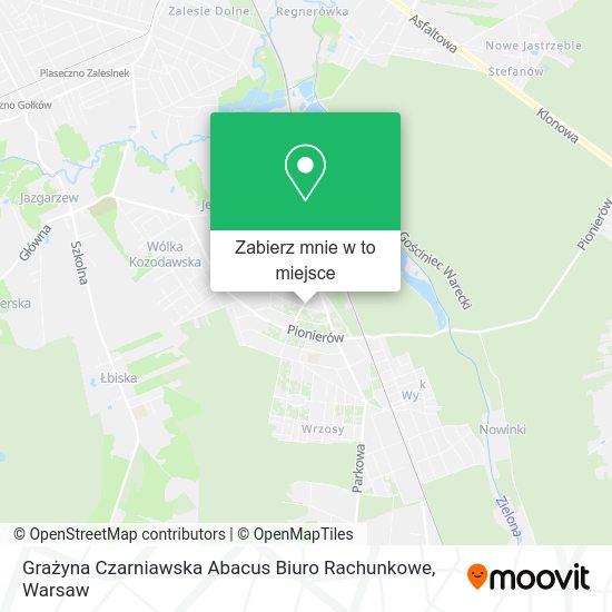 Mapa Grażyna Czarniawska Abacus Biuro Rachunkowe