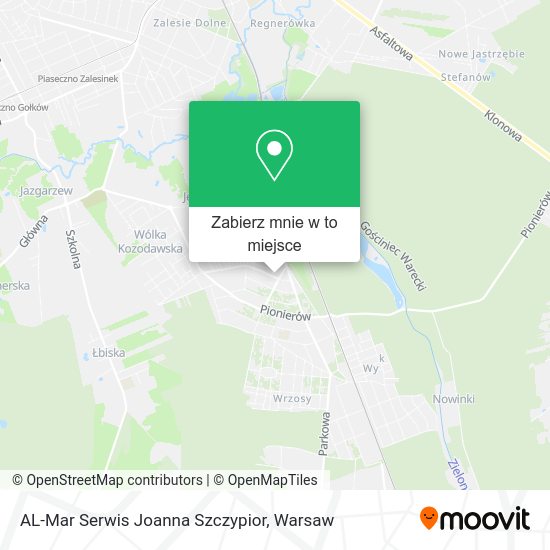 Mapa AL-Mar Serwis Joanna Szczypior