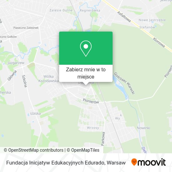 Mapa Fundacja Inicjatyw Edukacyjnych Edurado