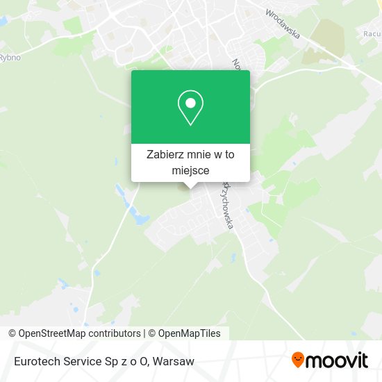 Mapa Eurotech Service Sp z o O