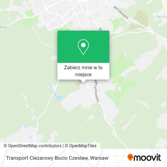 Mapa Transport Ciezarowy Bucio Czeslaw