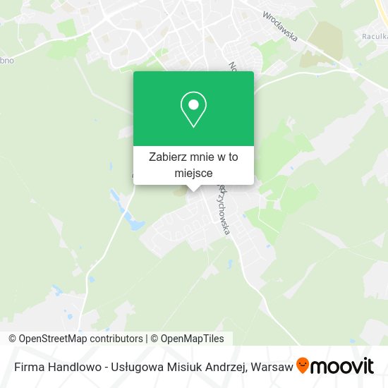 Mapa Firma Handlowo - Usługowa Misiuk Andrzej