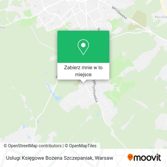 Mapa Usługi Księgowe Bożena Szczepaniak