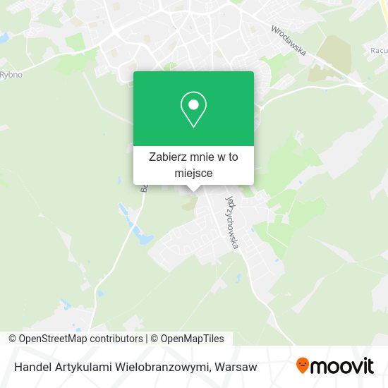 Mapa Handel Artykulami Wielobranzowymi