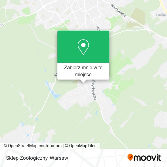 Mapa Sklep Zoologiczny