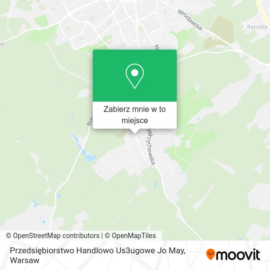 Mapa Przedsiębiorstwo Handlowo Us3ugowe Jo May