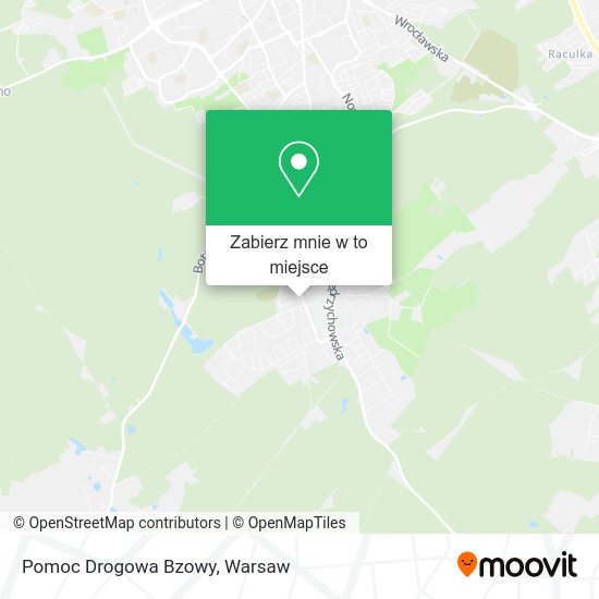 Mapa Pomoc Drogowa Bzowy