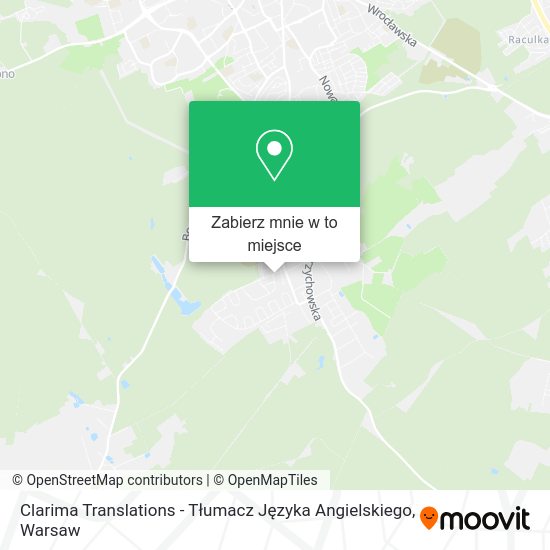 Mapa Clarima Translations - Tłumacz Języka Angielskiego