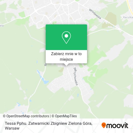 Mapa Tessa Pphu. Zatwarnicki Zbigniew Zielona Góra