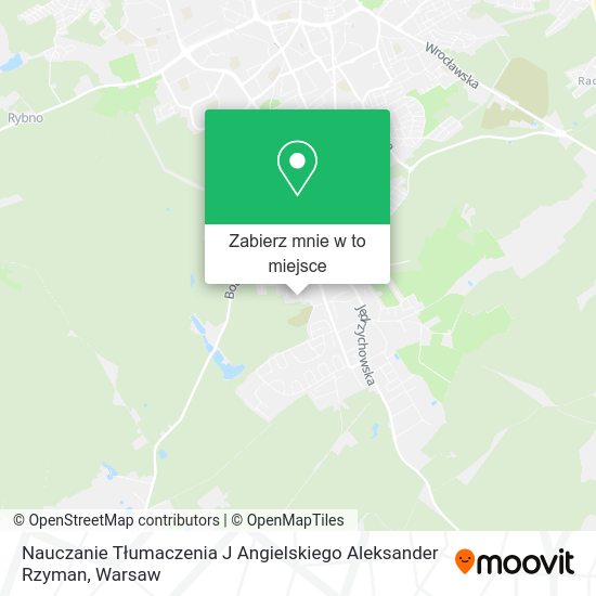 Mapa Nauczanie Tłumaczenia J Angielskiego Aleksander Rzyman