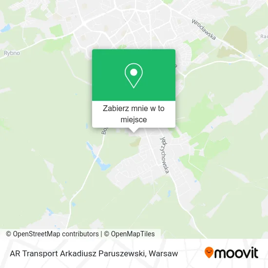 Mapa AR Transport Arkadiusz Paruszewski