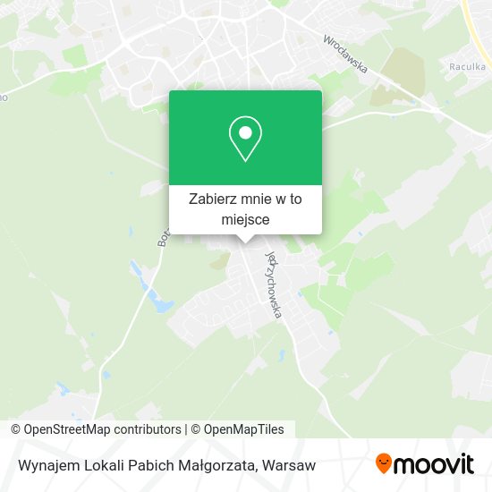 Mapa Wynajem Lokali Pabich Małgorzata