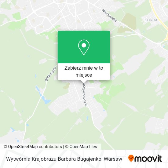 Mapa Wytwórnia Krajobrazu Barbara Bugajenko