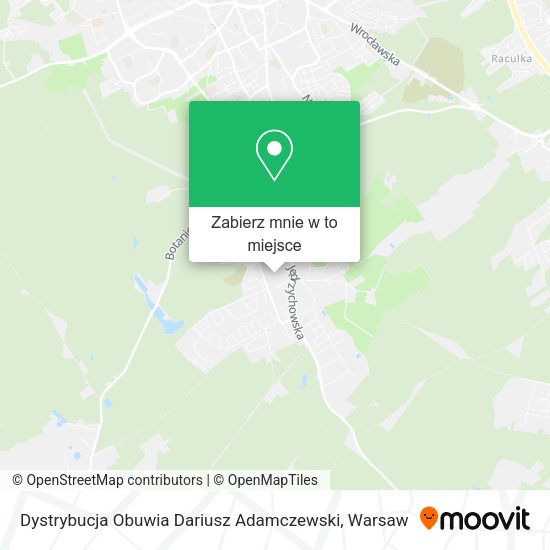 Mapa Dystrybucja Obuwia Dariusz Adamczewski