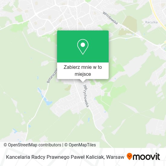 Mapa Kancelaria Radcy Prawnego Paweł Kaliciak