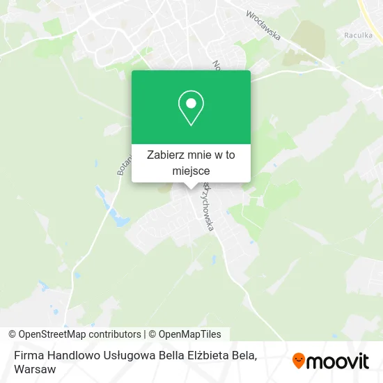 Mapa Firma Handlowo Usługowa Bella Elżbieta Bela