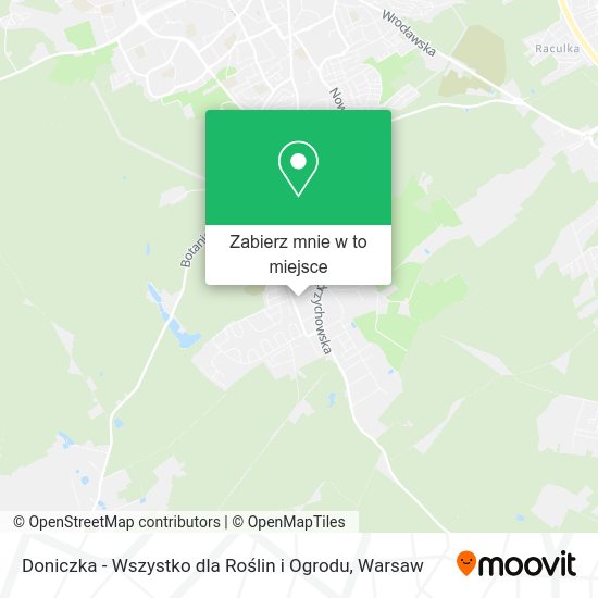 Mapa Doniczka - Wszystko dla Roślin i Ogrodu