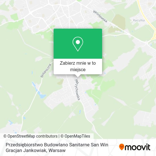 Mapa Przedsiębiorstwo Budowlano Sanitarne San Win Gracjan Jankowiak