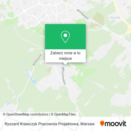 Mapa Ryszard Krawczyk Pracownia Projektowa