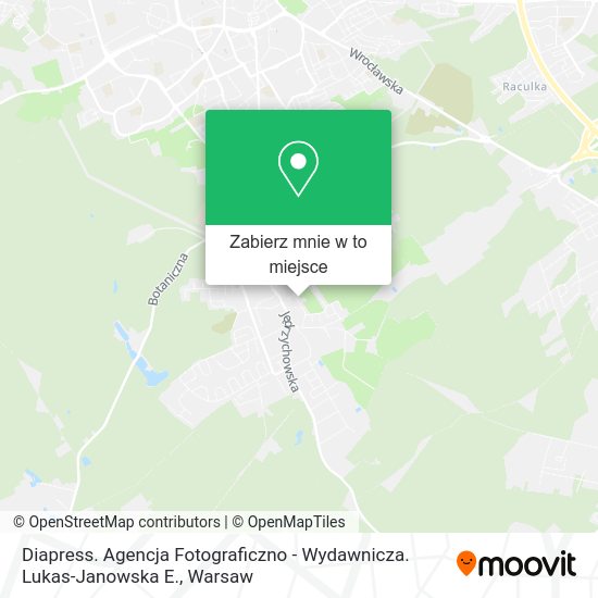 Mapa Diapress. Agencja Fotograficzno - Wydawnicza. Lukas-Janowska E.