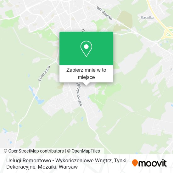 Mapa Usługi Remontowo - Wykończeniowe Wnętrz, Tynki Dekoracyjne, Mozaiki