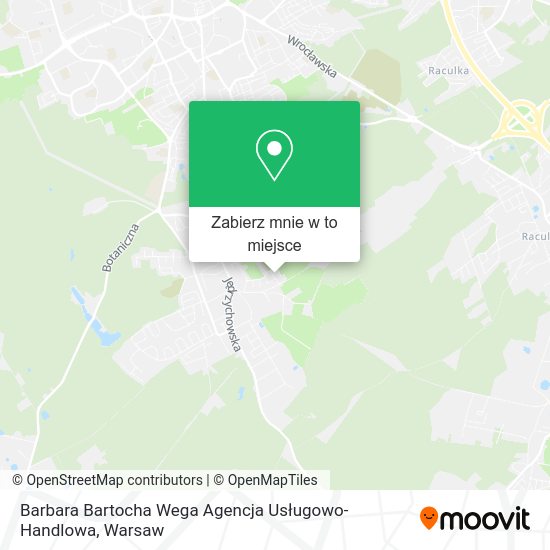 Mapa Barbara Bartocha Wega Agencja Usługowo-Handlowa