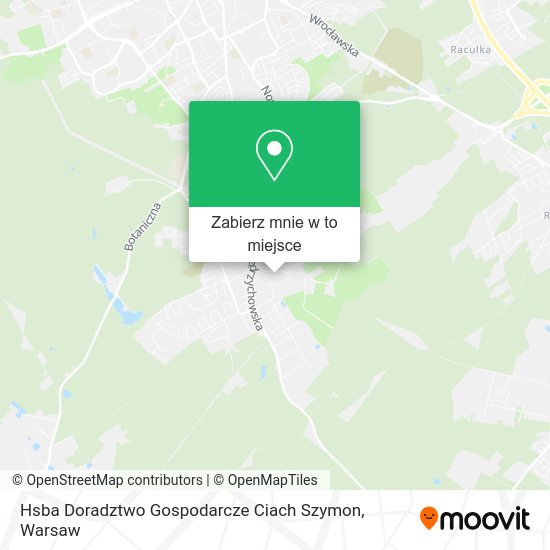 Mapa Hsba Doradztwo Gospodarcze Ciach Szymon