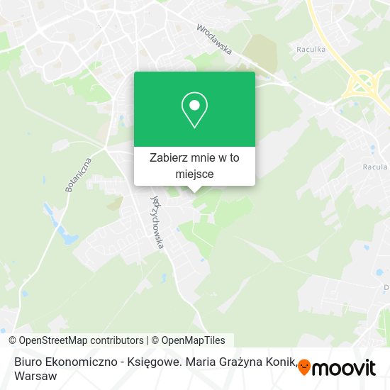 Mapa Biuro Ekonomiczno - Księgowe. Maria Grażyna Konik