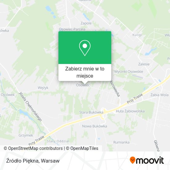 Mapa Źródło Piękna