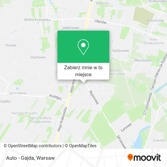 Mapa Auto - Gajda